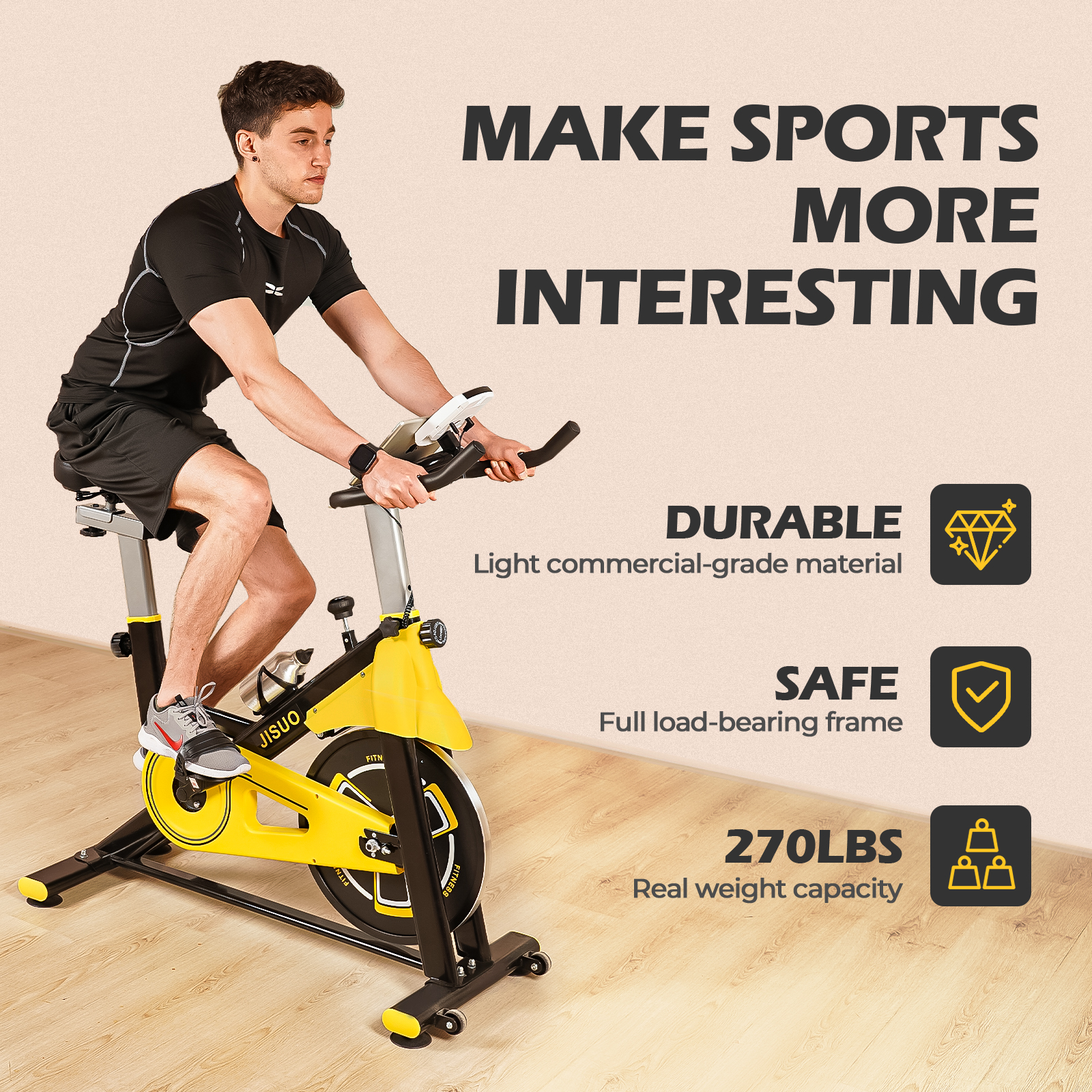 Ancheer spin bike best sale